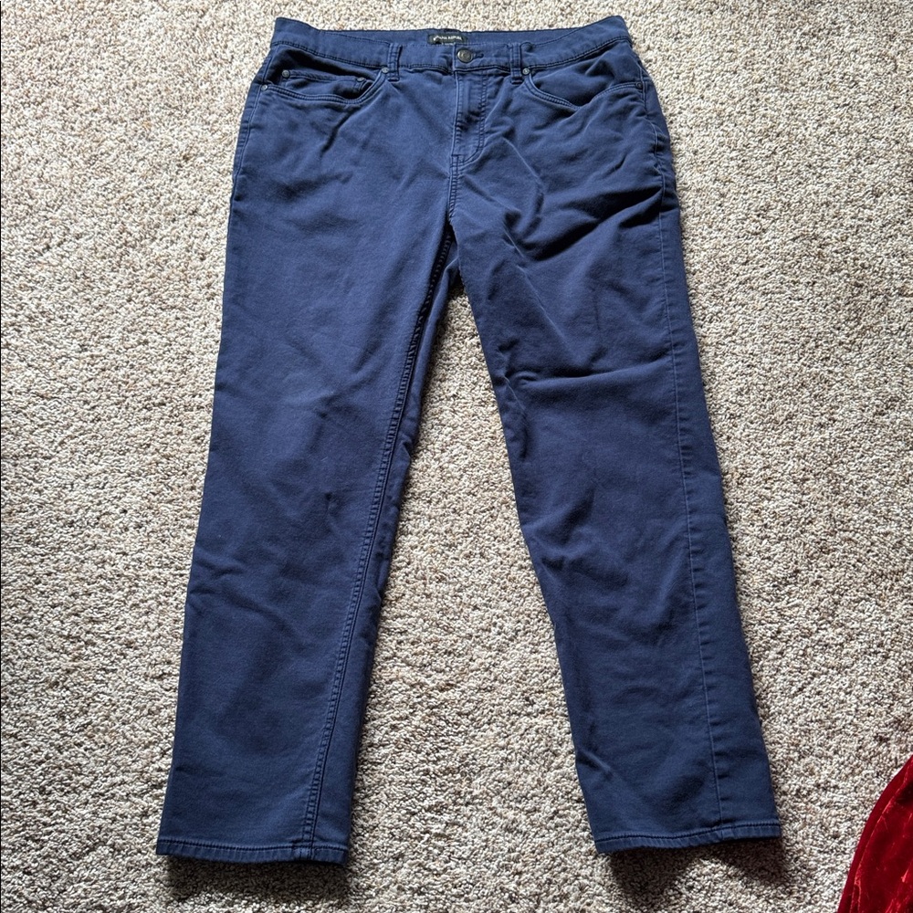 (4/$10) Banana Republic Navy Chino Pants - Picture 4 of 7